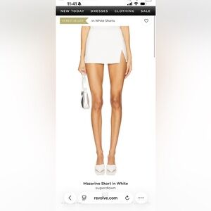 Revolve Superdown Mini Skort White, Size L
